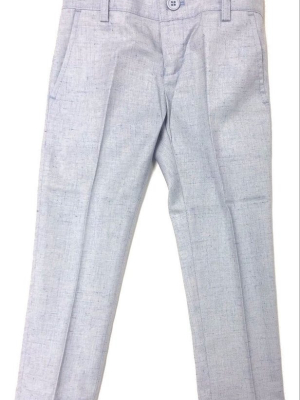 Armando Martillo Linen-look Skinny Pants - Light Blue