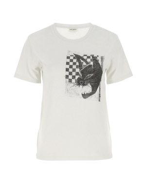 Saint Laurent Graphic Printed T-shirt