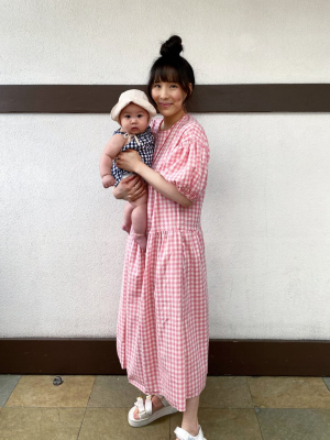 Summer May Dress, Pink Gingham