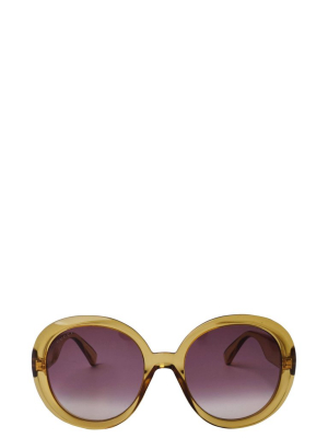 Gucci Eyewear Round Frame Sunglasses