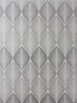 Leaf Fall Wallpaper In Gray Color By Osborne & Little