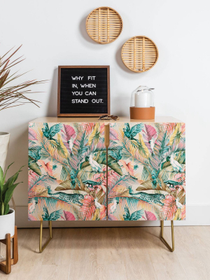 Marta Barragan Camarasa Sunset In The Jungle Credenza - Deny Designs