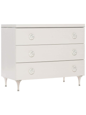 Silhouette 3 Drawer Chest, Eggshell