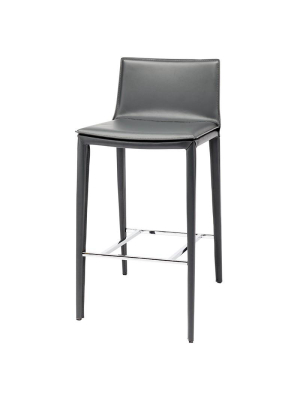 Nuevo Palma Bar Stool - Dark Grey