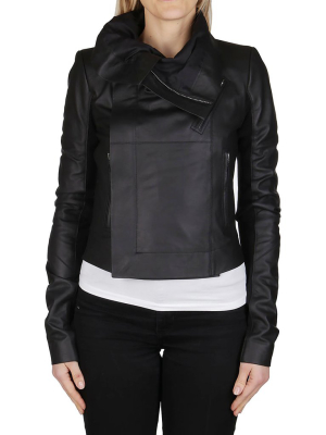 Rick Owens Cropped Biker Jacket