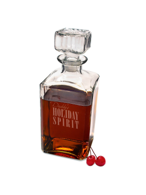 Dad's Holiday Spirit Decanter