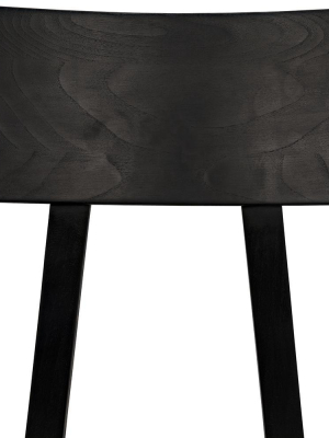 Noir Kimi Black Dining Chair