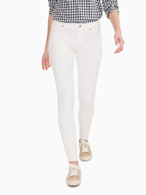 White Stretch Resort Skinny Jean