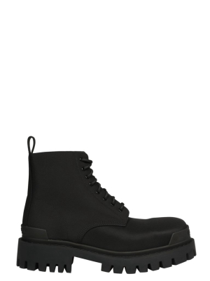 Balenciaga Strike Lace-up Boots