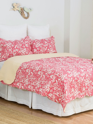 C&f Home Aruba Breeze Cotton Quilt Set