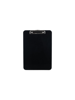 Staples Plastic Clipboards Black 6/pack (23143) 951060