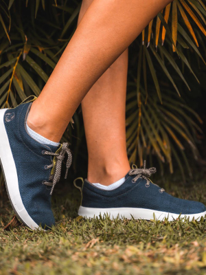 Women's Alex Hemp Sneaker - Blue Nights