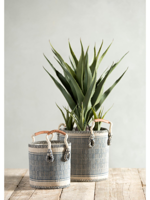 Assorted Set Of 2 Sierra Planter Baskets - Shiraleah