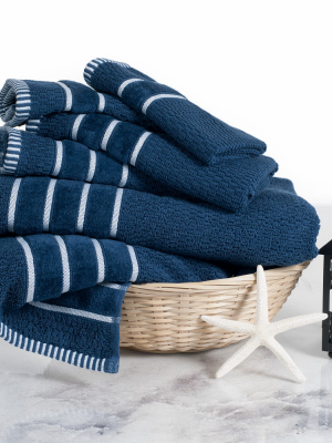 6pc Combed Cotton Bath Towel Set - Yorkshire Home