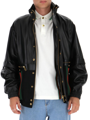 Gucci Web Bomber Jacket