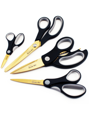 Berghoff Studio 4pc Gold Series Titanium Scissors Set