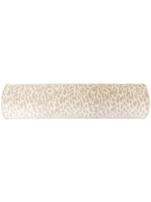 The Bolster Neutral Leopard Chenille