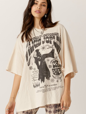 Janis Joplin Poster Os Tee