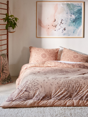 Amelia Medallion Jersey Comforter