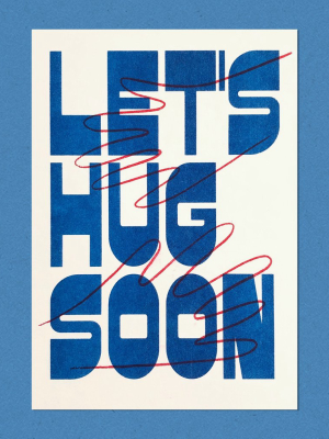 Let's Hug Soon Postcard Set