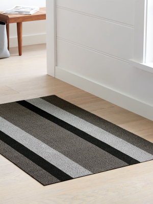 Chilewich ® Silver/black Woven Floormat 36"x60"