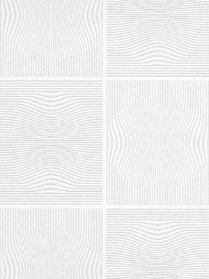 Wavy Stripes 4 Paintable Wallpaper In White Design By Bd Wall