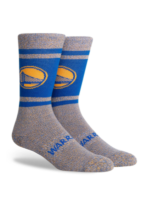 Nba Golden State Warriors Varsity Crew Socks - L