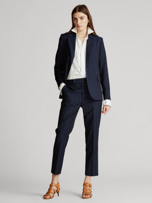 Pinstripe Wool Pant