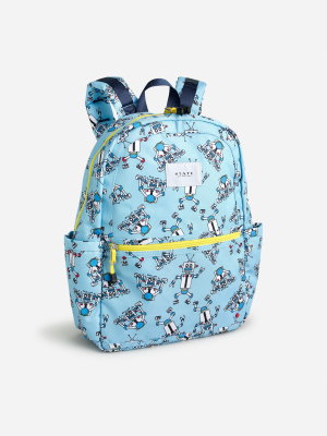 Kids' State Backpack In Robot Print