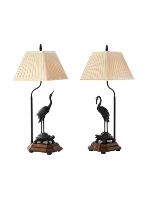 Meiji Cranes Table Lamp