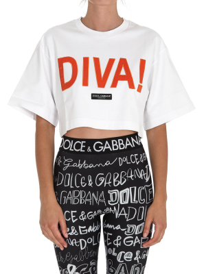 Dolce & Gabbana Diva Patch T-shirt