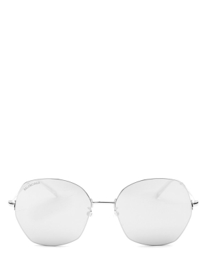 Balenciaga Eyewear Logo Stamped Sunglasses