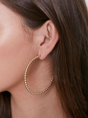 Textured Hoop Earrings