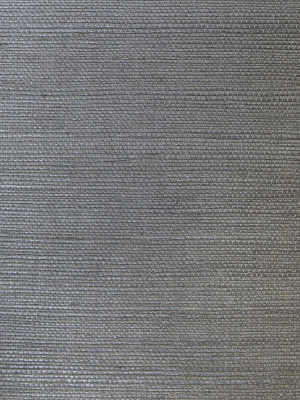 Sisal Grasscloth Wallpaper In Graphite From The Luxe Retreat Collection By Seabrook Wallcoverings