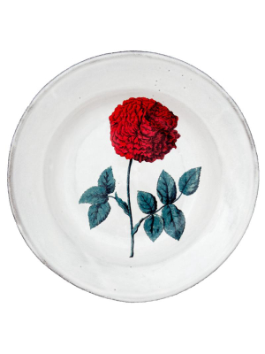 Dutch Hundred Leaved Rofe Soup Plate