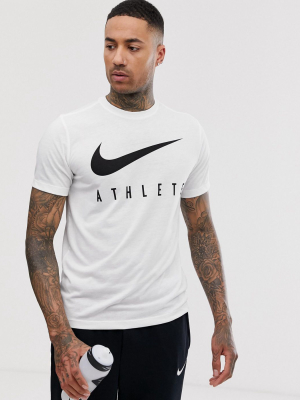 Nike Training Athlete T-shirt In White