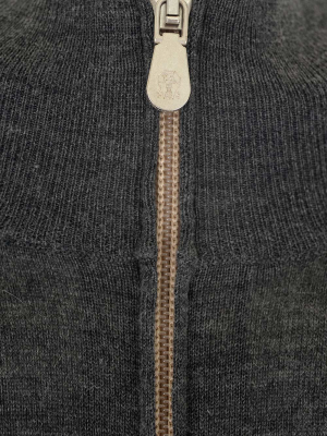 Brunello Cucinelli High-neck Zipped Jacket