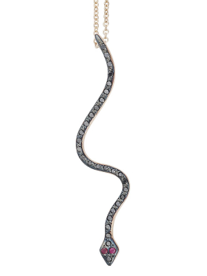 Lucky Snake Pendant P-bd-ru