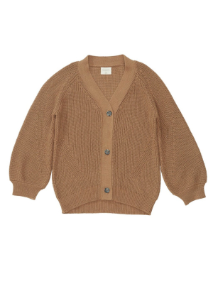 Bacabuche Oversized Cardigan - Camel