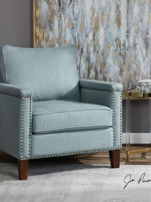 Charlotta Sea Mist Accent Chair