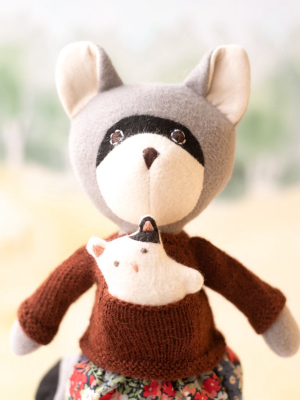 Hazelnut Brown Pocket Sweater For Dolls