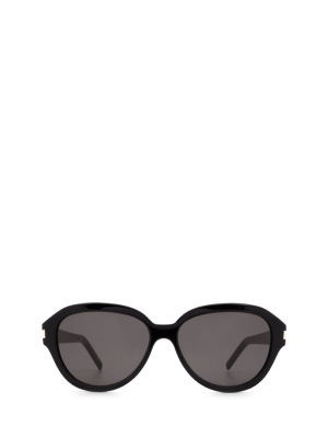 Saint Laurent Eyewear Oval Frame Sunglasses