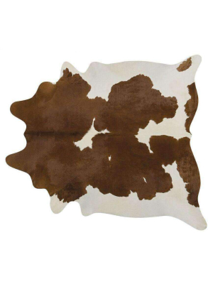 Brown And White Cowhide