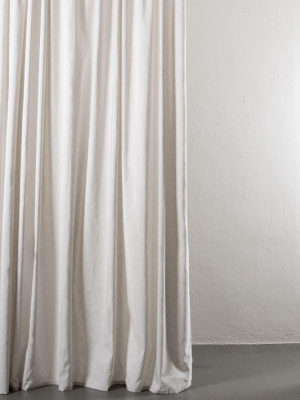 Azura Light Grey Cotton & Linen Curtains 300cm / 118” Extra Wide