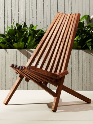 Maya Wood Outdoor Chair