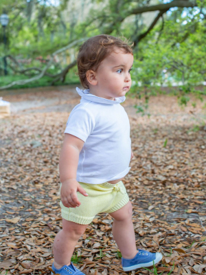 Yellow Knit Short