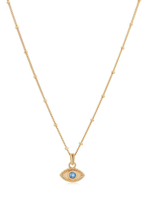 Evil Eye Necklace - Gold