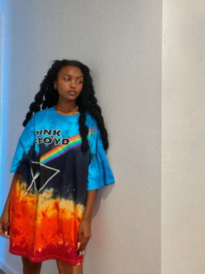 Pink Floyd Us And Them Tie-dye T-shirt Dress