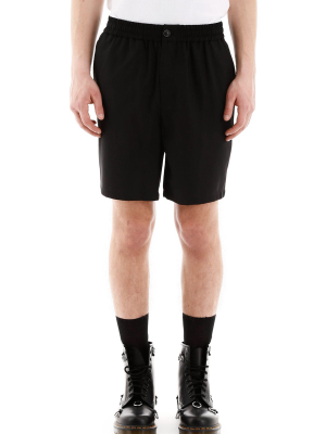 Ami Elasticated-waist Bermuda Shorts