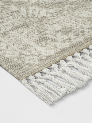 Tan Patterned Woven Area Rug - Threshold™